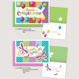 Biglietti Auguri Rainbow Compleanno