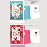 81-001-014 Biglietti Auguri Rainbow Compleanno