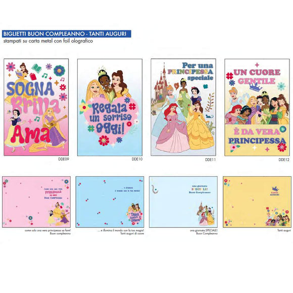 Biglietti Auguri Compleanno Principesse