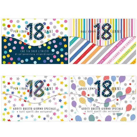 Biglietti Auguri 18 Anni Portasoldi