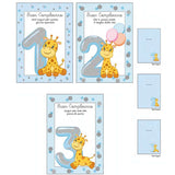ANUF02 Assortimento Biglietti Auguri da 1 a 3 Anni