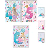 ANUF06 Assortimento Biglietti Auguri da 1 a 6 Anni