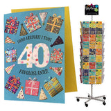 ANUF23 Biglietti Auguri da 18 a 100 Anni