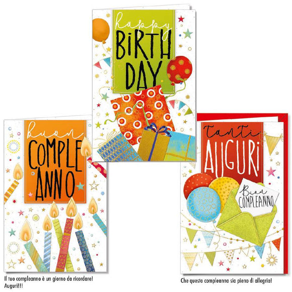 BC.8146 Biglietti Auguri Compleanno