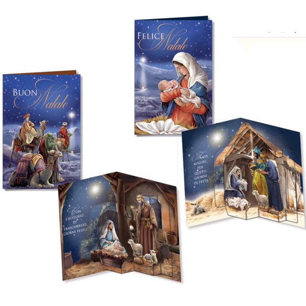 NT9261 Biglietti Auguri Natale Pop-Up