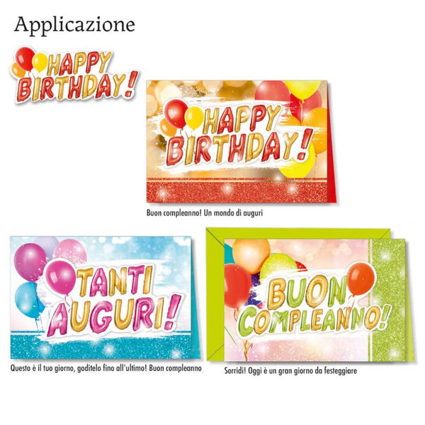 Collezione Compleanno: biglietti d'auguri da personalizzare