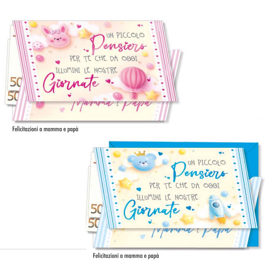 Stuff4 Biglietto di auguri per la nascita, per la