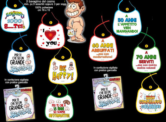 d0143 Gadget Sexy Bavaglino del cosino - casa-del-biglietto