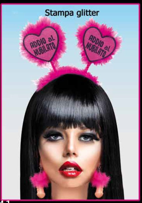 d0198 Gadget Sexy Set Cerchietto e Orecchini - casa-del-biglietto